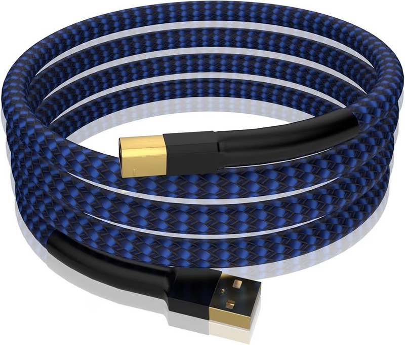 Viborg Hifi Usb Cable Dac Ab Occ Digital Ab Audio A To B 1.6ft/0.5Meter