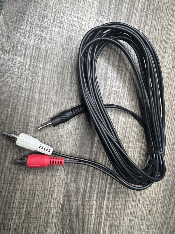 On 3.5 mm AUX to Stereo RCA Adapter Audio Cable