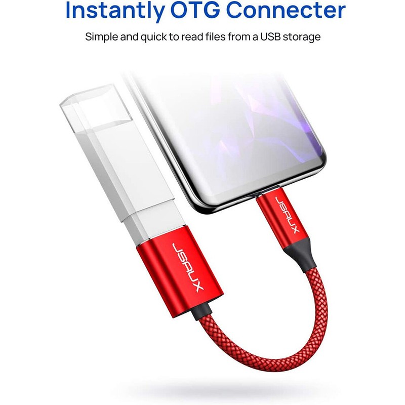 USB-C Type C Male to USB 3.0 Type A Female OTG Adapter Converter Cable Cord Lot gallery