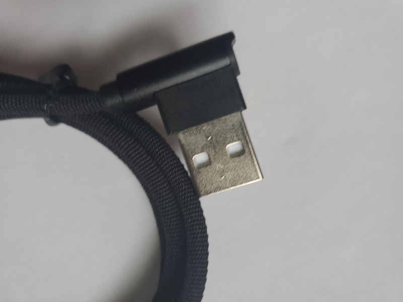 Micro USB to Standard USB Plug In Cable Cord 36" Long Black gallery