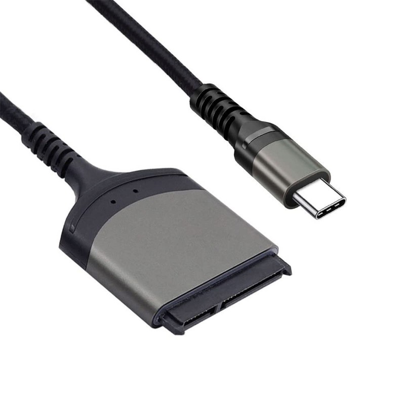 5Gbps USB-C to SATA 22-Pin Adapter 25CM Cable for 2.5″ SSD HDD Laptop