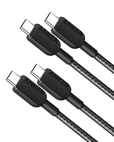 Anker USB C to USB C Cable,Type C Charger Fast Charging Cord (3Ft,2Pack) for Iph gallery