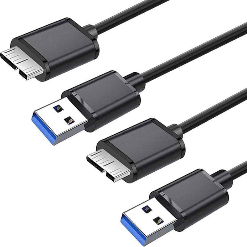 Warmstor Micro USB 3.0 Cable (2 Pack), 1.6ft USB 3.0 A to Micro B Cable Cord …
