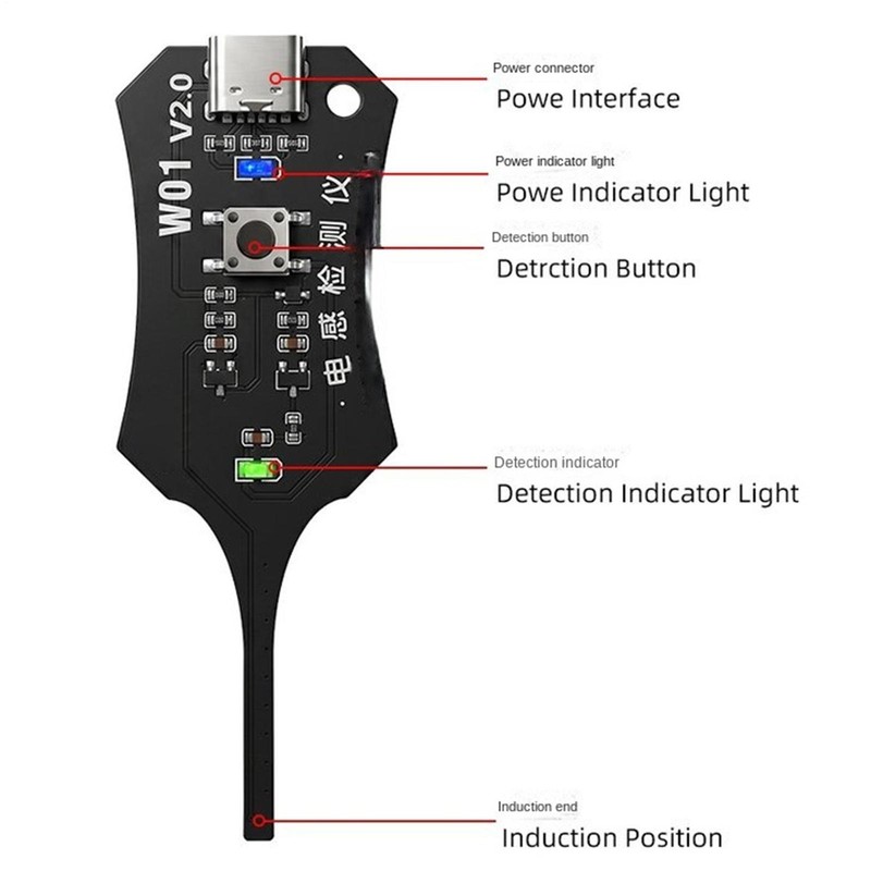 Circuit Board Inductor Tester Inductor Detector Tool Diagnostic Device gallery