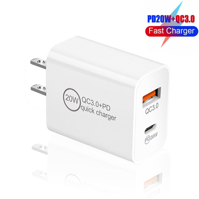 20W Block PD Braided Cable Fast Charger USB C To USB C For iPhone 15 16e 17 iPad gallery