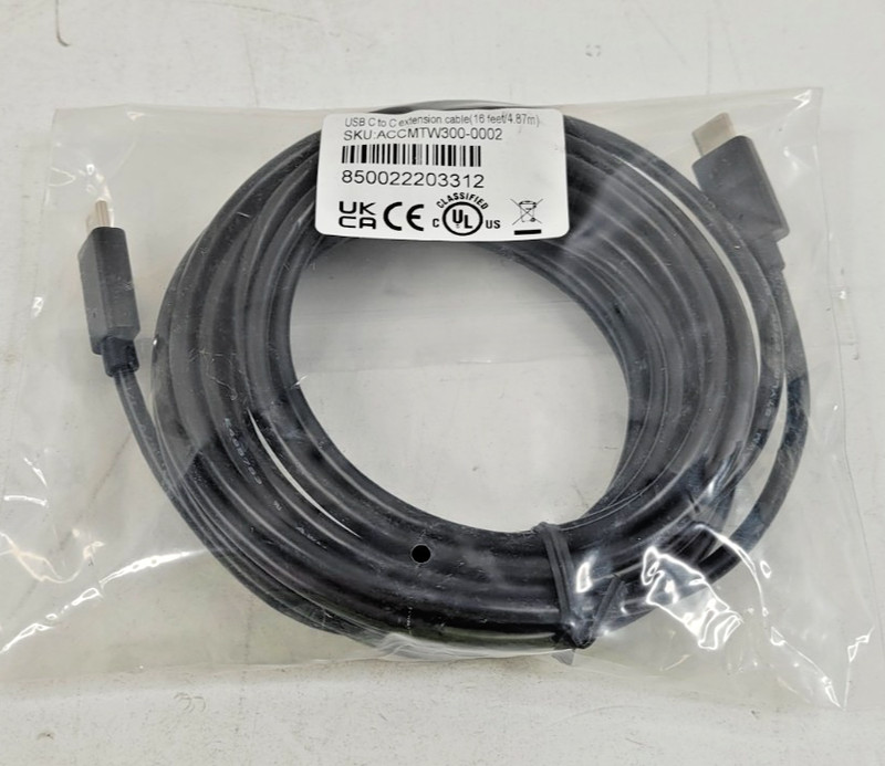 Meeting Owl 3 USB-C Extension Cable 16FT High-Speed Data Transfer ACCMTW300-0002