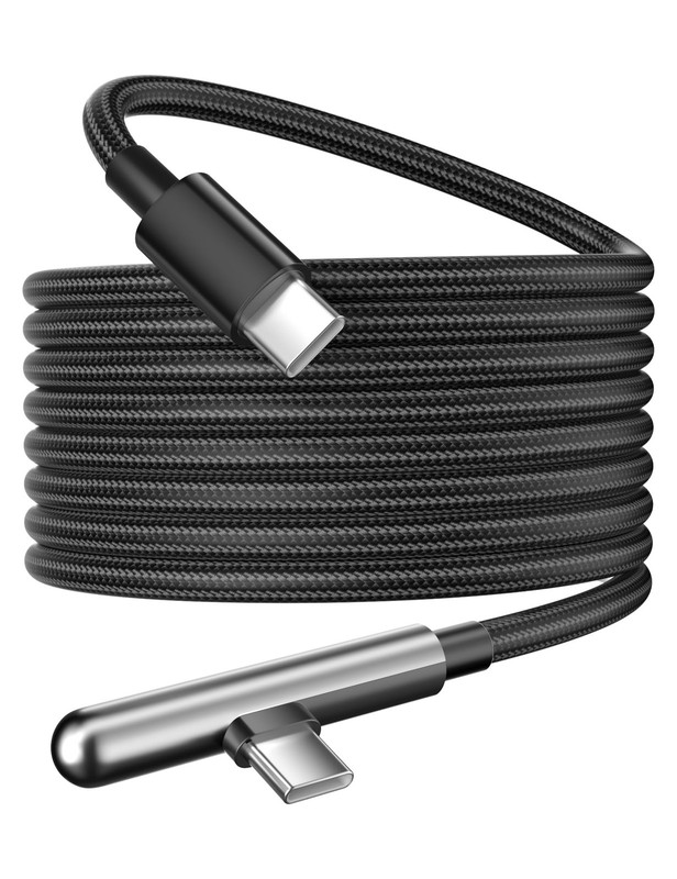 USB C Cable 10FT Fast Charging 240W Right Angle Type C Charger – Extra Long