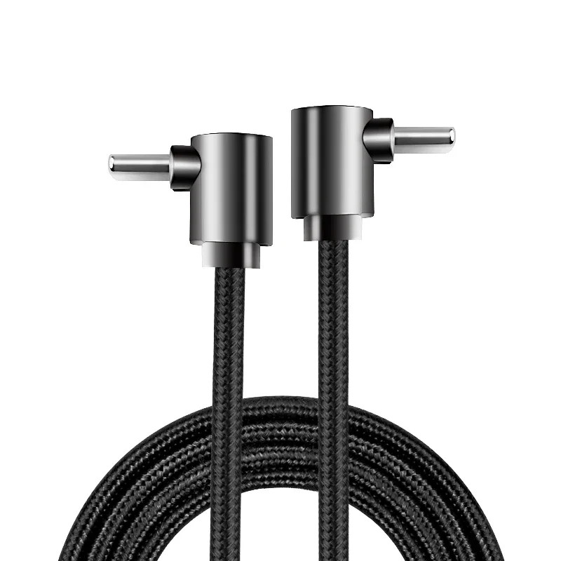 60W Fast Charging Type C Cable 90 Degree Dual Elbow USBC to Type-C Data Cable Fo gallery