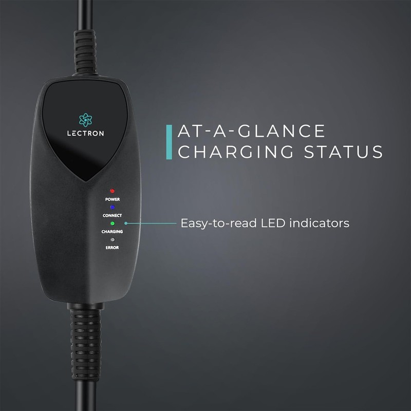Lectron Level 1 Tesla EV Charger WiFi App 12A 120V NEMA 5-15 16ft Fits All Tesla gallery