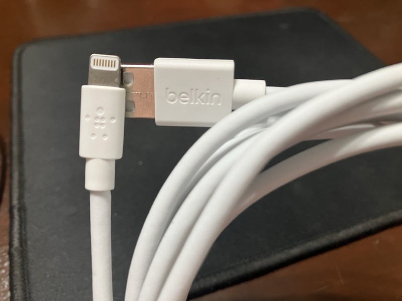 10 FT Belkin Charging & Data Sync Cable White 10ft USB For iPhone gallery