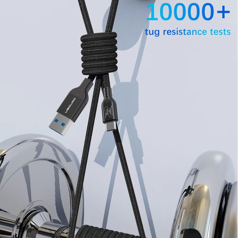 USB-A To USB-C Cable USB3.2 60W Fast Charging Cord 10Gbps For iPhone Samsung gallery