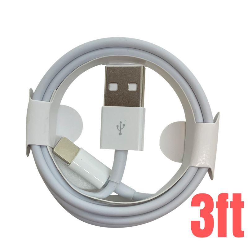 Wholesale Lot 10X 3/6Ft USB Charging Cord Lot For iPhone 14 11 XR Charger Cable