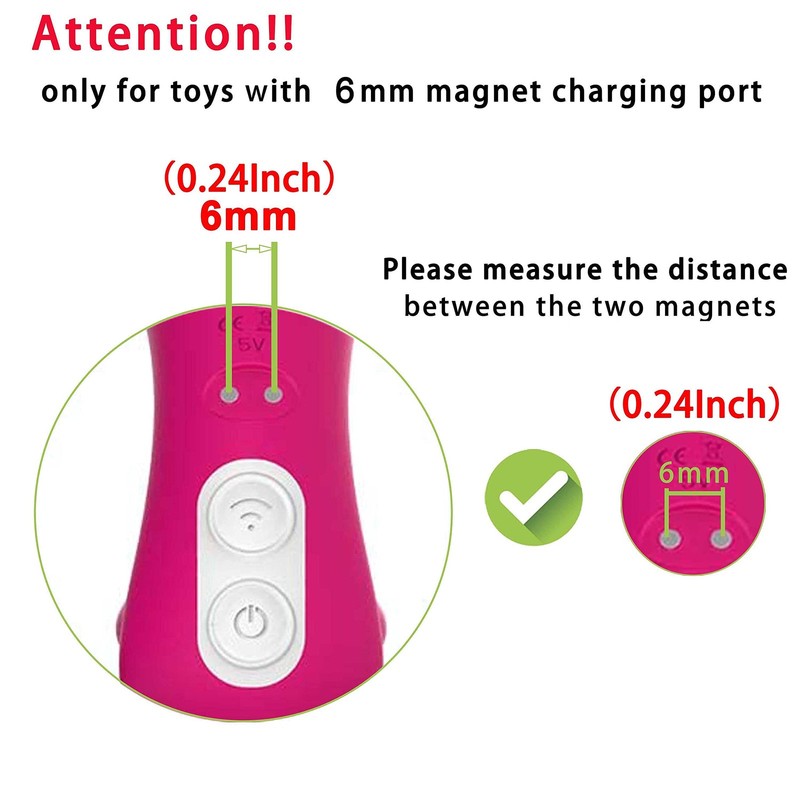 Magnetic USB Charger DC Cable Replacement Charging Magnet Cord (6Mm/0.24In) 3.3F gallery