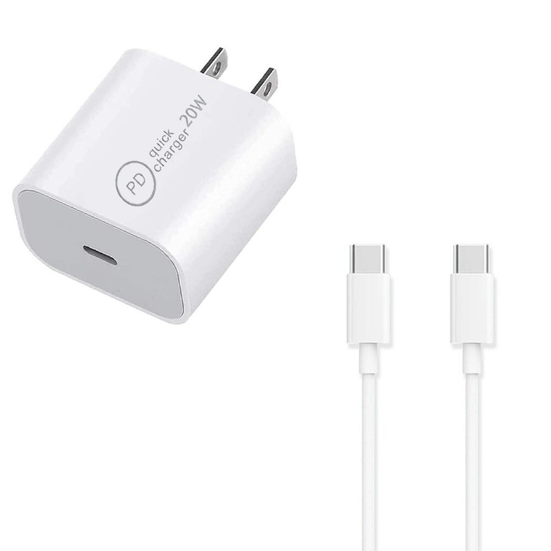 High Security 20W Type-C Charger Power +Type C to USB C Cable F Nintendo Switch