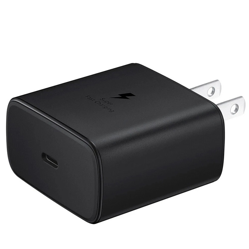 USB C Fast Charger/ Cable 45W PD Adapter for Samsung S25 S24 S23 S22 S21 Black gallery