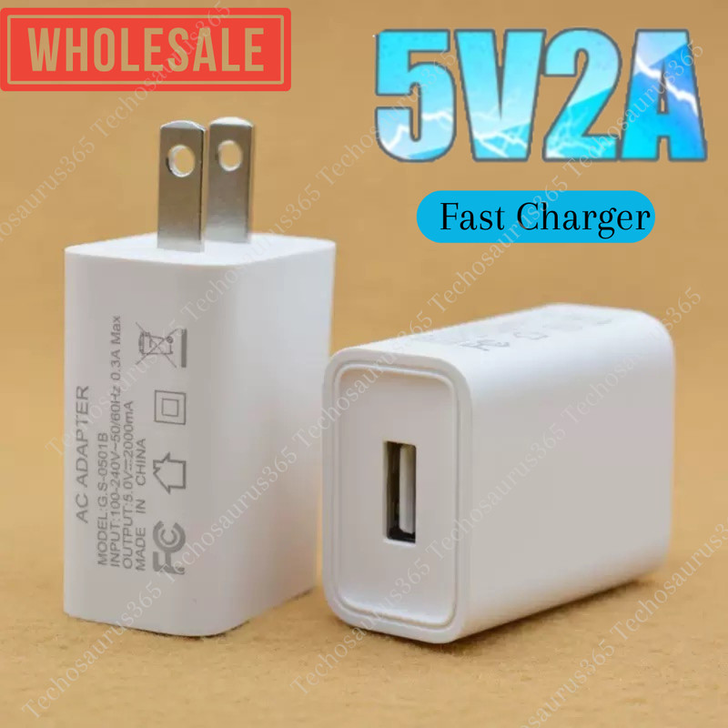Lot 5V2A 10W Universal Wall Fast Charger USB A Power Adapter AC Charging Plug US