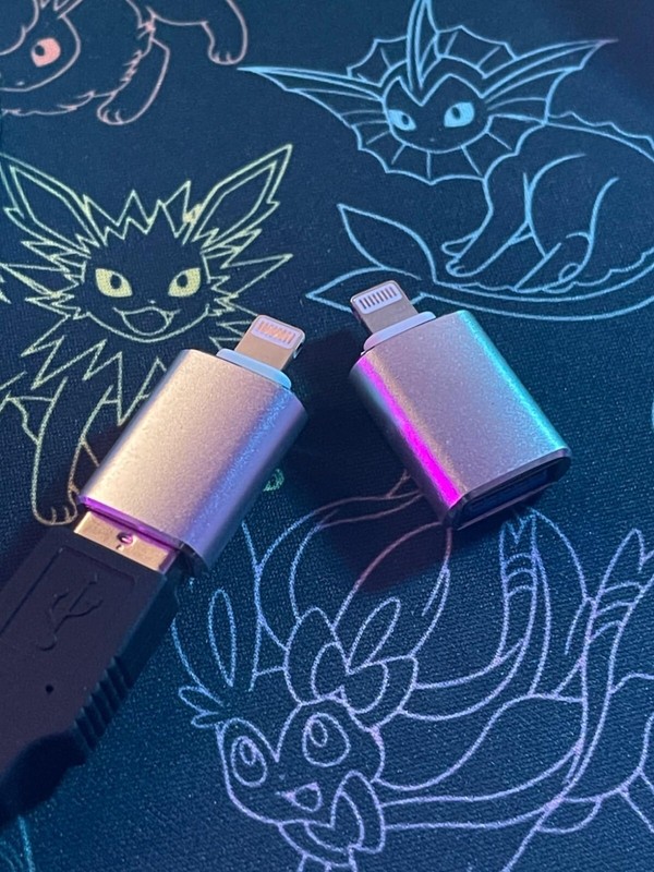 Male to USB Female Camera Adapter,2 Pack Portable