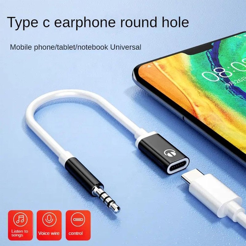 Headphone Jack Adapter 3.5mm Male To Female Audio Cord USB C To Aux Audio gallery