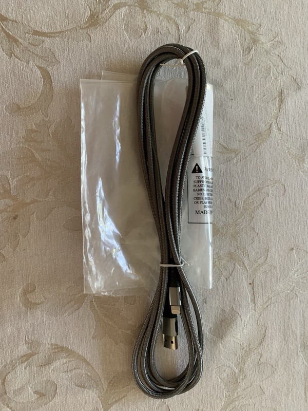 USB-A To L Braided 10ft Cable gallery