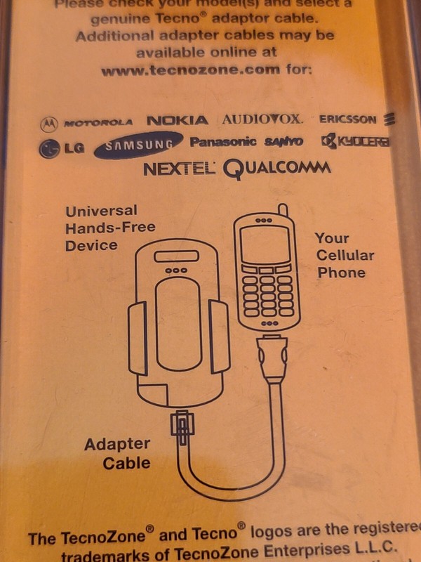 Tecno Hands-Free Phone Cable TZ01104STC Samsung A400 N200 N300 8500 3500 850 350 gallery