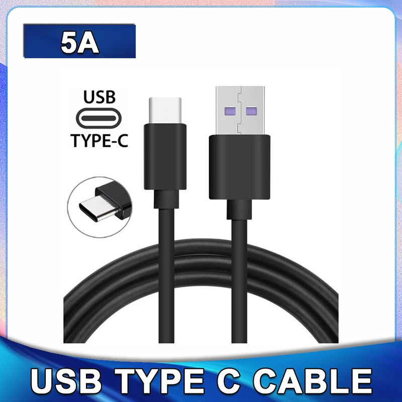 5A USB C Cable Fast Charging Phone Charger Data Type C Cable For Samsung Huawei