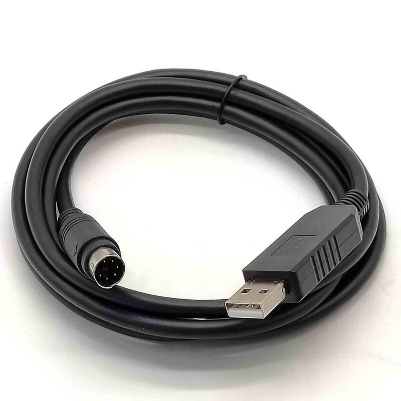 1.8 Meter USB RS232 To Mini Din 6Pin Male Serial Adapter Data Transfer Cable gallery