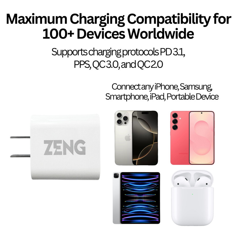 Zeng 20W USB-C Power Adapter & USB-C to USB-C Cable gallery