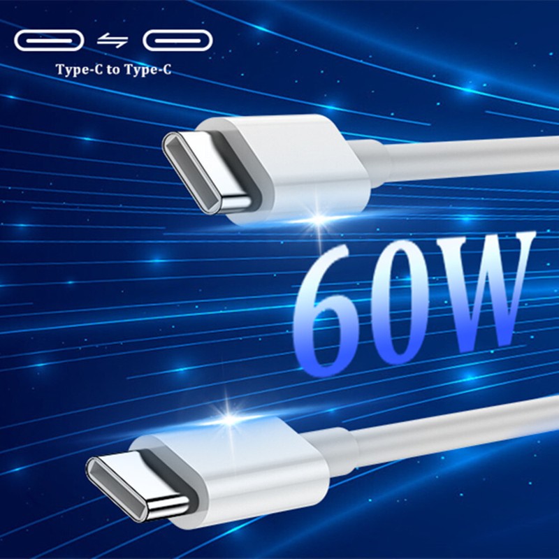60W Type C to Type C Fast Charging PD Cable Lot For iPhone Air 15 16 17 Samsung gallery