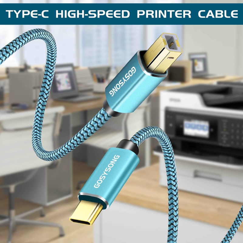 50ft Active USB C to B Printer Cable with Printer, Scanner, Fax, Piano,Midi K... gallery