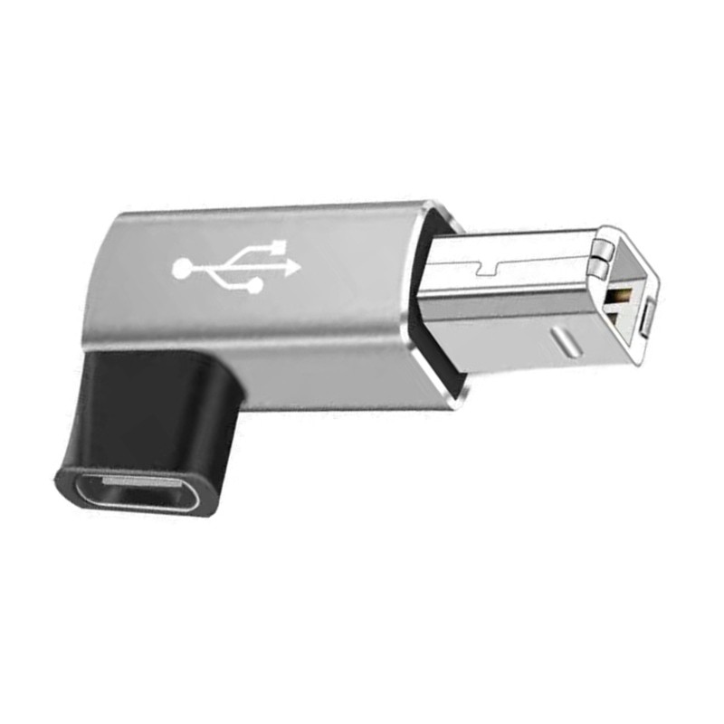 Square USB to Type C Power Charging Adapter Female Input USB C Male Connector gallery