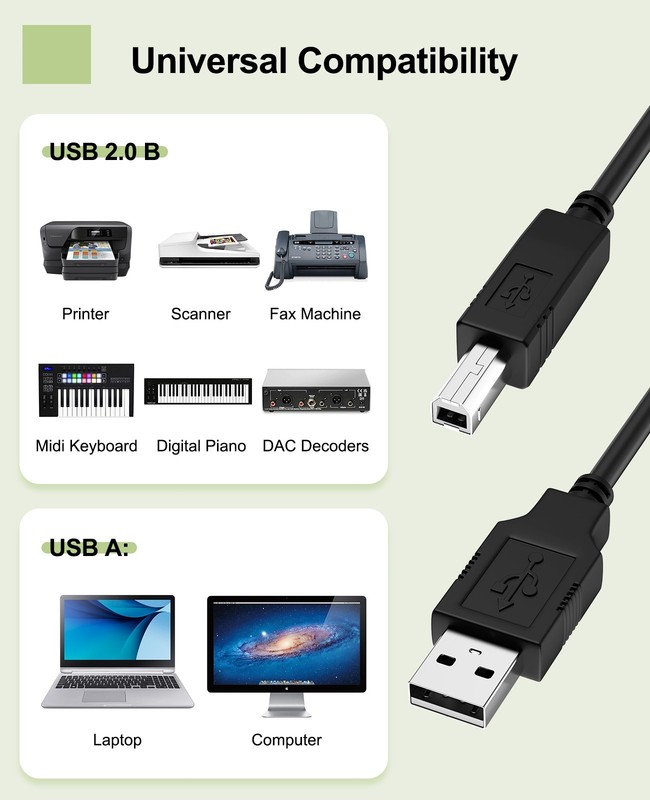 6ft USB 2.0 Cable for SimpleTech 96300-40001-001 SimpleDrive gallery
