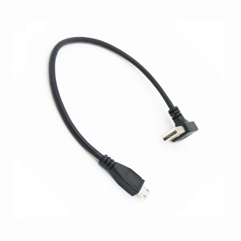 Usb Elbow To Micro Straight Micro Usb V8 Android Phone Data Cable gallery