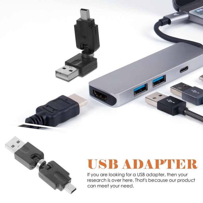 USB 5pin To Mini USB Adapter USB Extender Mini USB Connector Computer Accessory gallery