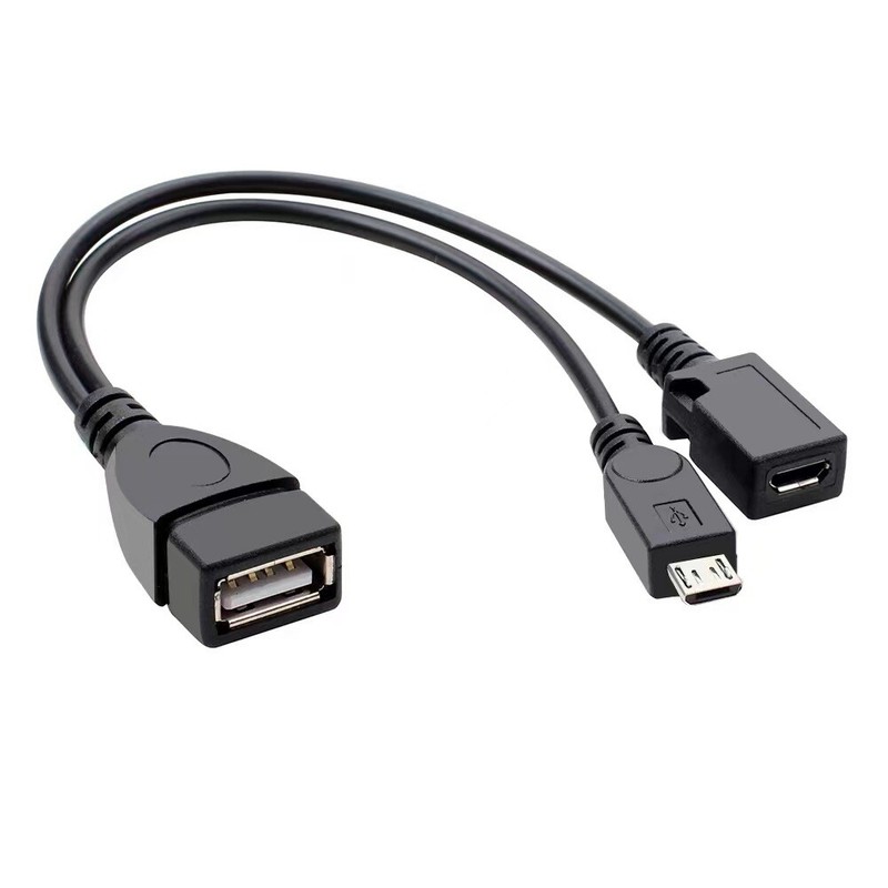 Micro USB Host OTG Cable with USB Power For Samsung / HTC / Nexus / LG Phones