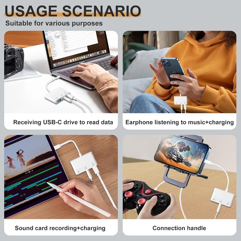 Multi-Function USB OTG Adapter for iPhone, iPad, MacBook gallery