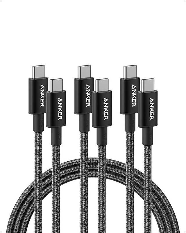 Anker USB C charger cable (6ft 100W, 2Pack), USB 2.0 type c charger fast chargin