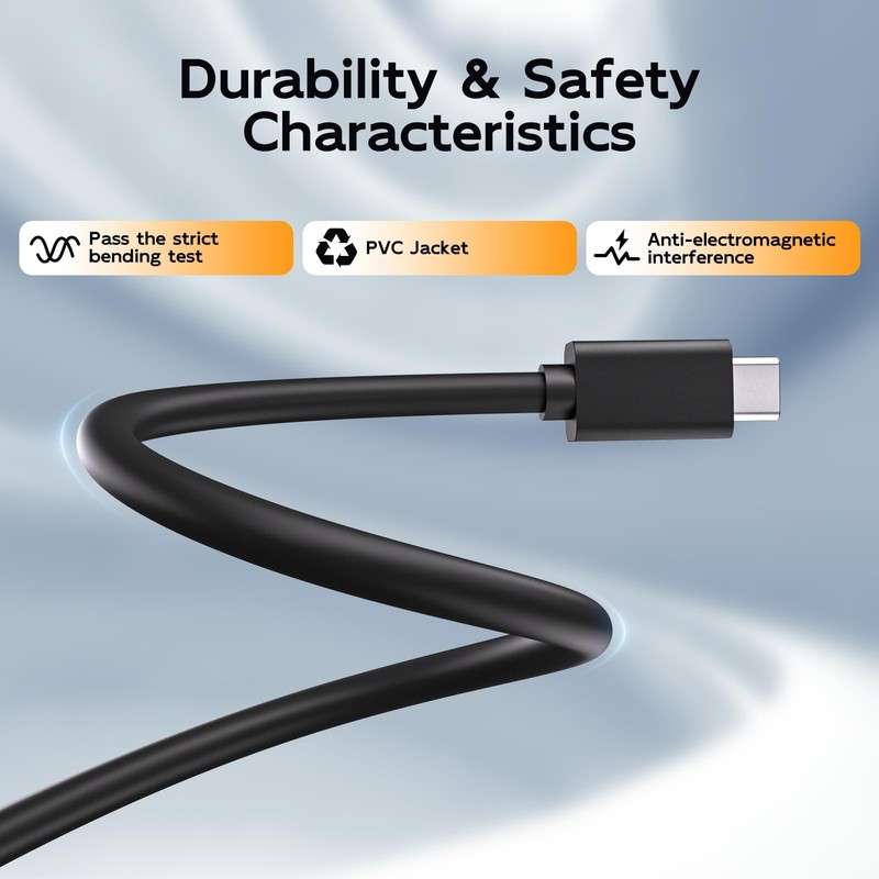 USB to Cable, Fast Charging Cords 1.96ft QC & PD 2-in-1 USB-A/to Charger Cord... gallery