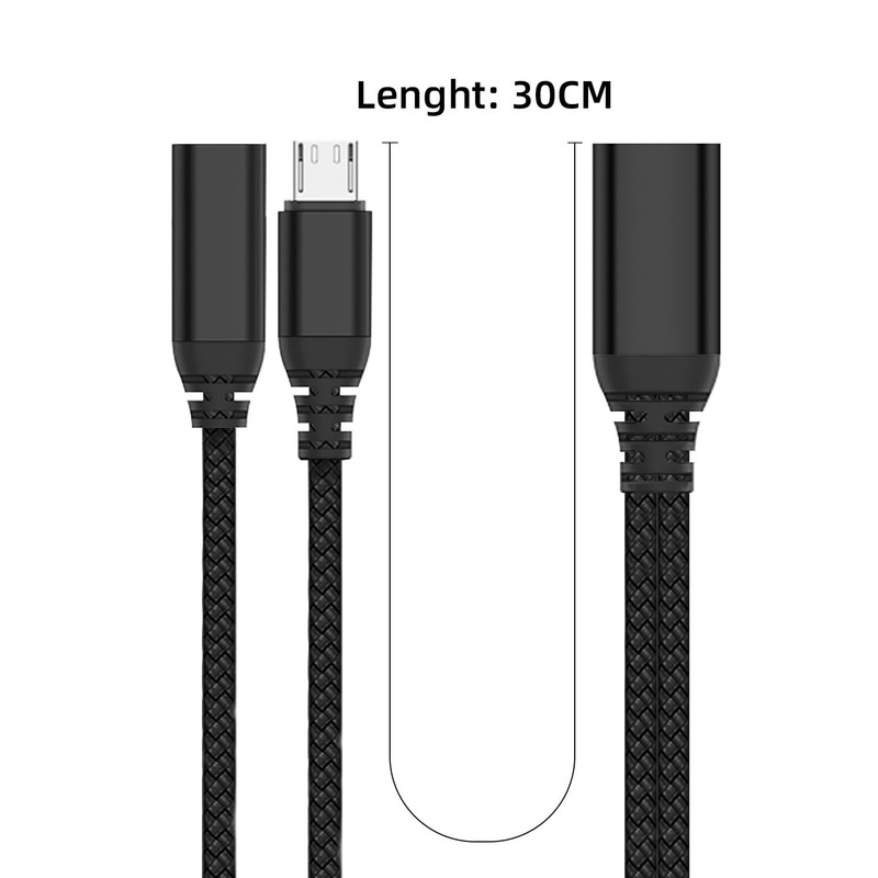 OTG Cable Adapter for Fire TV Stick 4K, Black gallery