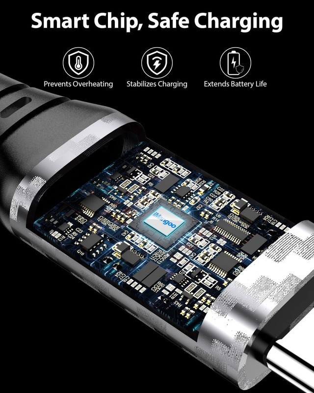 30ft Long USB C Cable to A 10W 12W 18W 20W 30FT (NO Data Tranfer), Black gallery