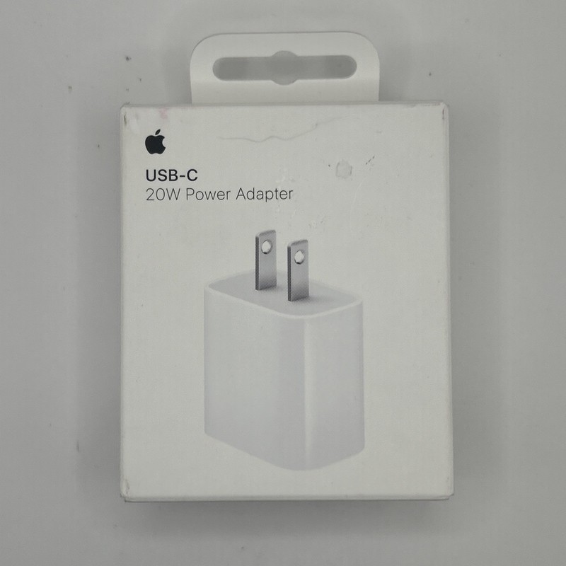 Apple USB-C 20W Power Adapter Fast Charger Wall Plug New Open Box