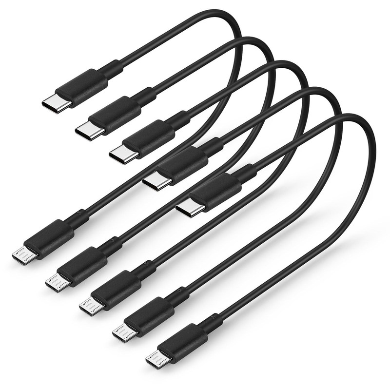 Micro USB To USB C Cable Data Transfer Charging Cord For Android 3FT 2 Pack