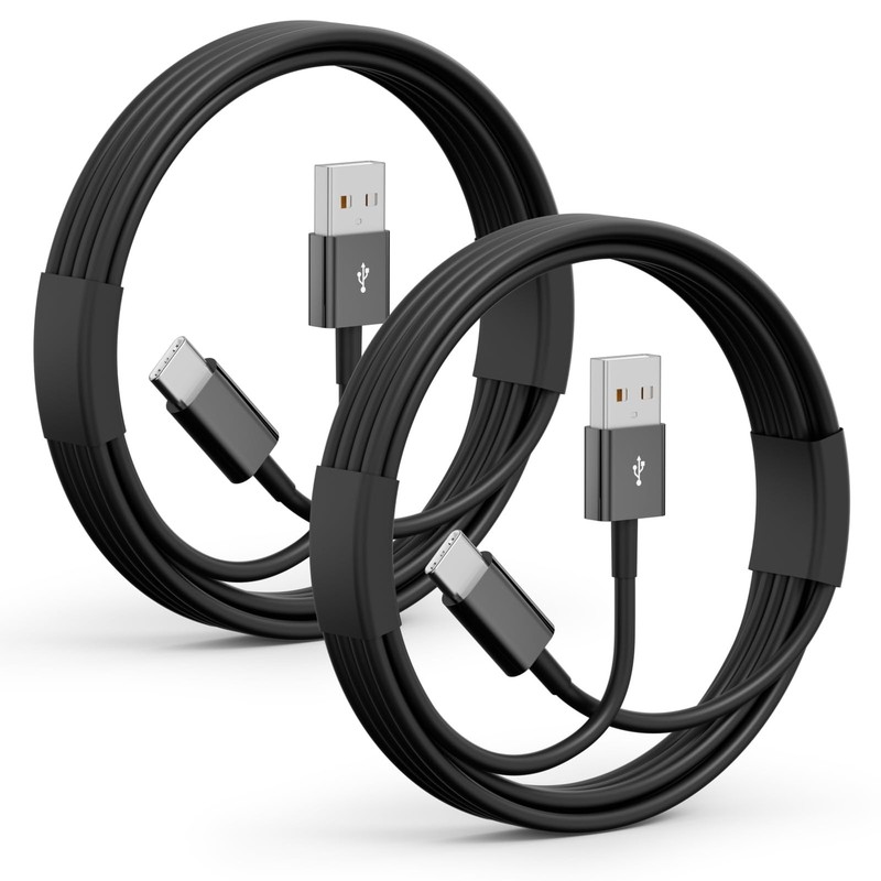 2 Pack USB A To C Cable For Apple iPhone 15 16 17 CarPlay 3FT Fast Charger