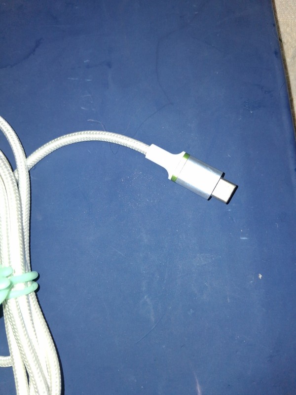 USB-C to 3.5mm Audio Cable White Braided Apple Compatible Less Than 10ft gallery