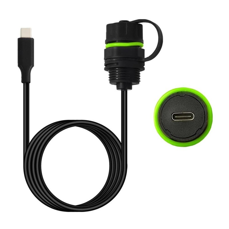 3.3 FT M20 IP68 Waterproof USB 3.1 Type C Extension Cable Male Female Dashboard