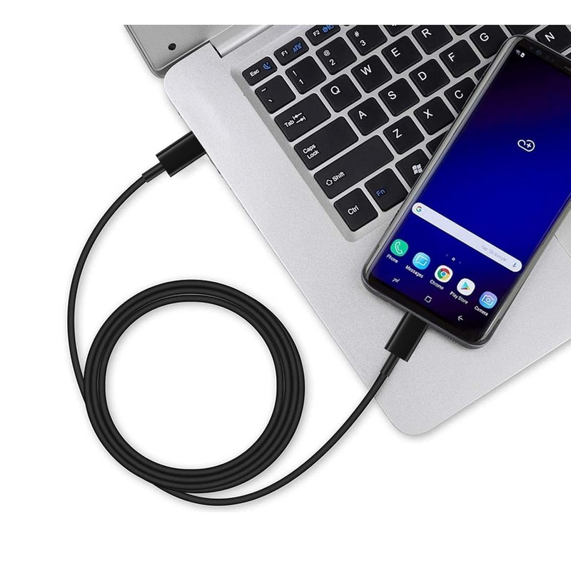 6.6Ft USB-C to USB-C Fast Charging Cable Type C Cable Cord For Samsung 1PC Black gallery
