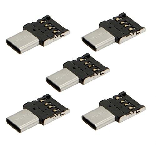 5 PCS USB OTG Adapter USB to USB 2.0 Female Ultra Mini Size Connector Adapter