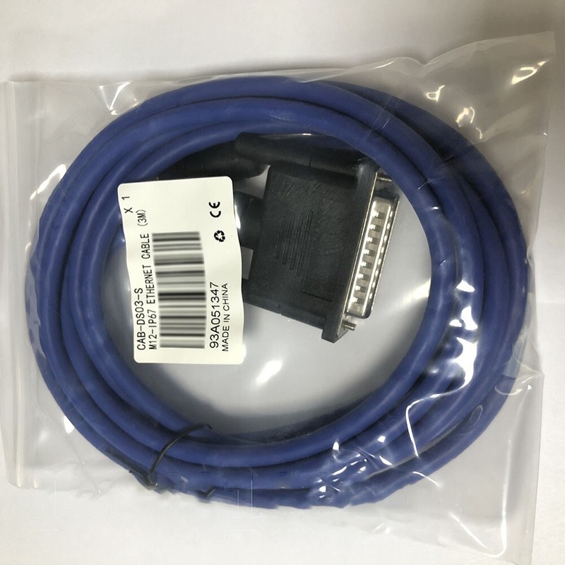 M12-IP67 to CBX 17 Pin Ethernet Cable Replacement for Datalogic 3M
