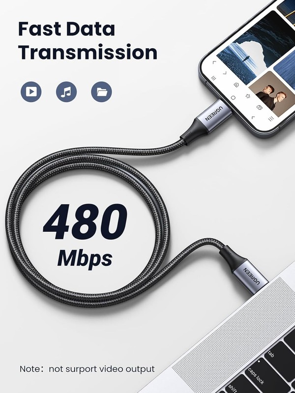 UGREEN 240W USB C to USB C Cable, Fast Charging USB C Cable gallery