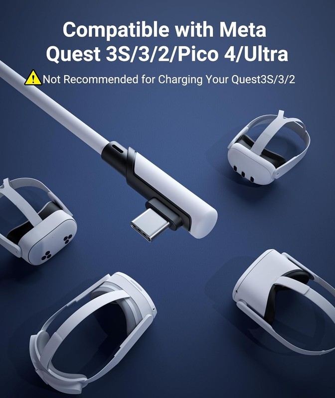 Link Cable 16FT USB 3.0 to C for Quest 3 2 Pro Pico 4 PC VR Headset gallery