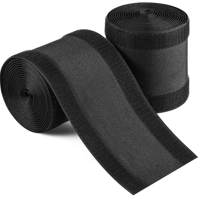 WILLBOND Carpet Cord Cover Cable Protector Floor 19.69 ft, Black